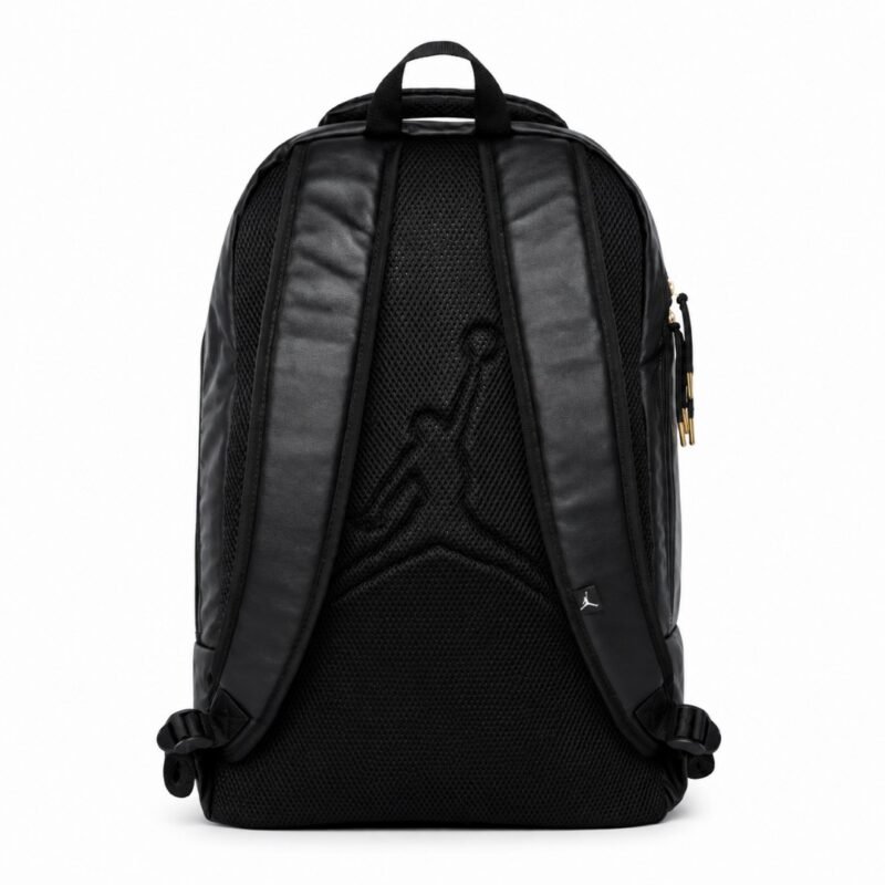 Jordan Retro 12 XII Backpack Bag Black GOLD - Image 2