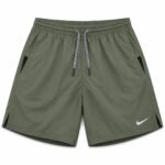Nike Swim x Edifice Double Swoosh Olive Green Shorts