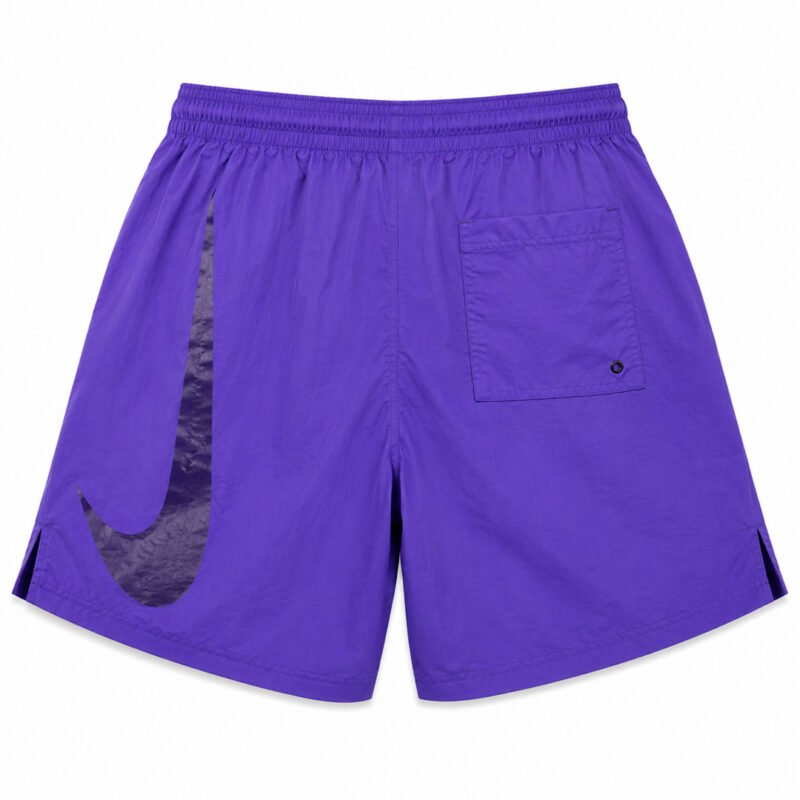 ⁦Nike Swim x Edifice Double Swoosh Purple Shorts⁩ - الصورة ⁦2⁩