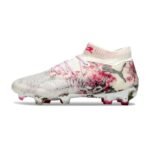Puma Future 8 White and Pink Firm Ground FG Football Boot - Image 2