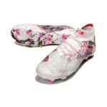 Puma Future 8 White and Pink Firm Ground FG Football Boot - Image 3