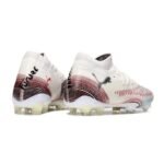 Puma Future 8 White and Red Firm Ground FG Football Boot - Image 4