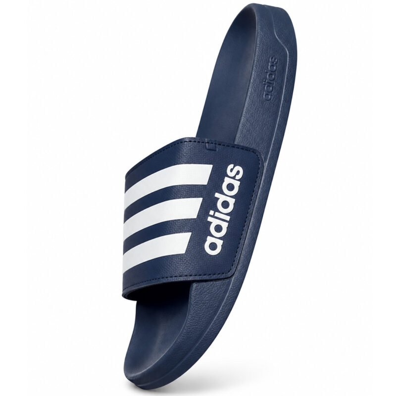 ⁦adidas Adilette Shower Navy Slides⁩ - الصورة ⁦2⁩